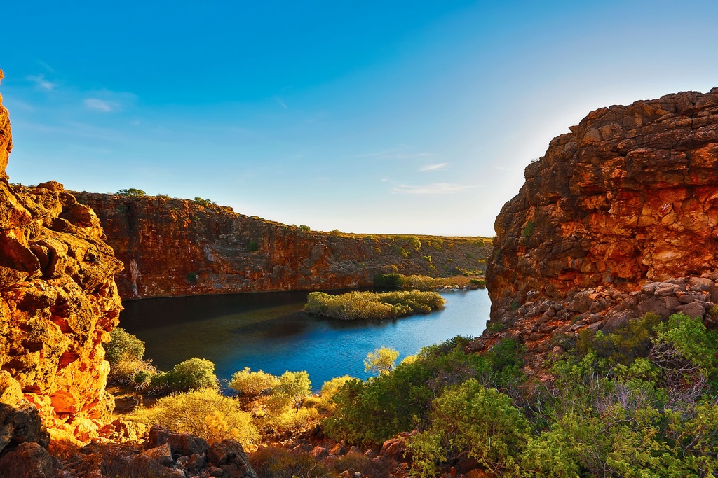 SUN0150 - Yardie Creek Gorge (Fine Art Print - Rolled, 45 x 30cm)