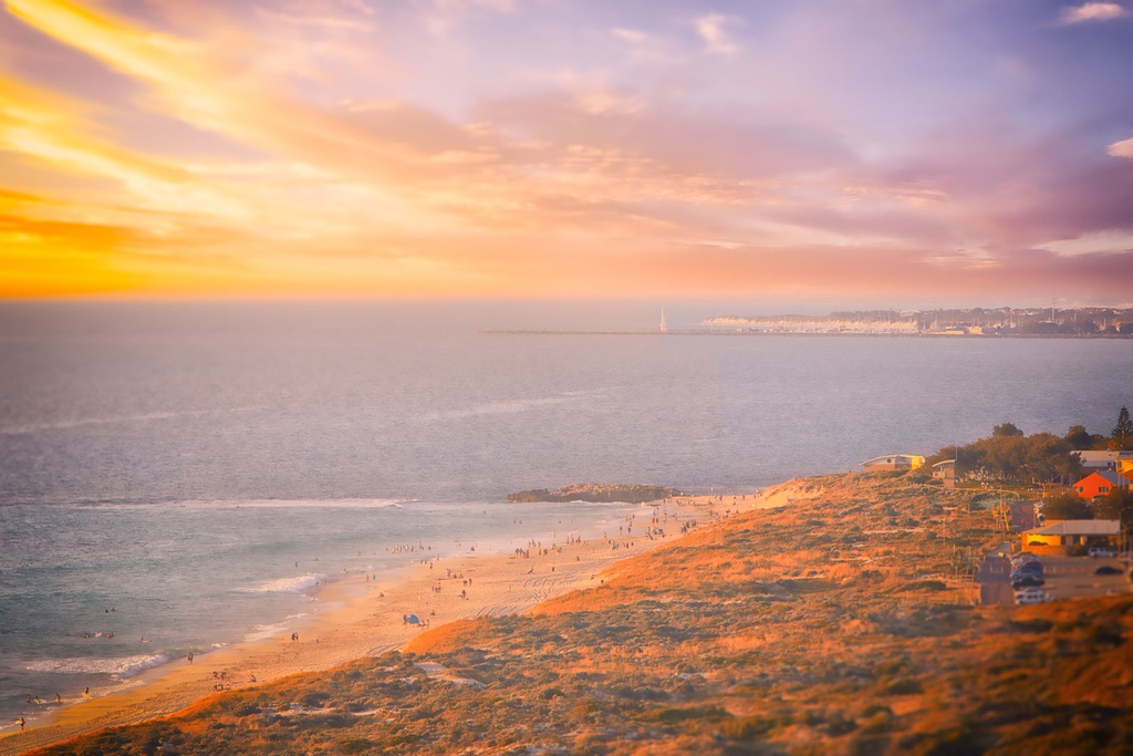 SUN0239 - Perth Coastline (Fine Art Print - Rolled, 45cm x 30cm)