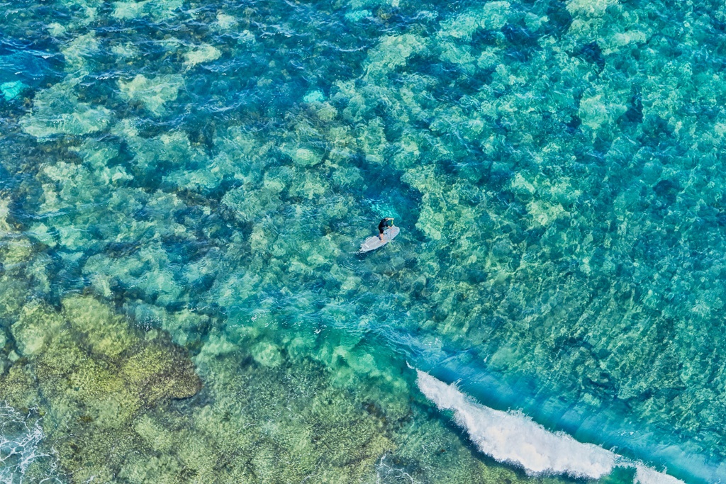SUN0205 - Rottnest SUP (Fine Art Print - Rolled, 45cm x 30cm)