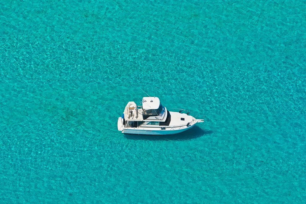 SUN0139 - Aqua Bay (Fine Art Print - Rolled, 45cm x 30cm)