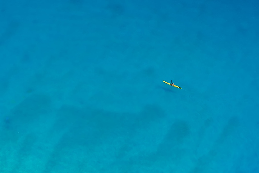 SUN0117 - Sorrento Paddle (Fine Art Print - Rolled, 45cm x 30cm)