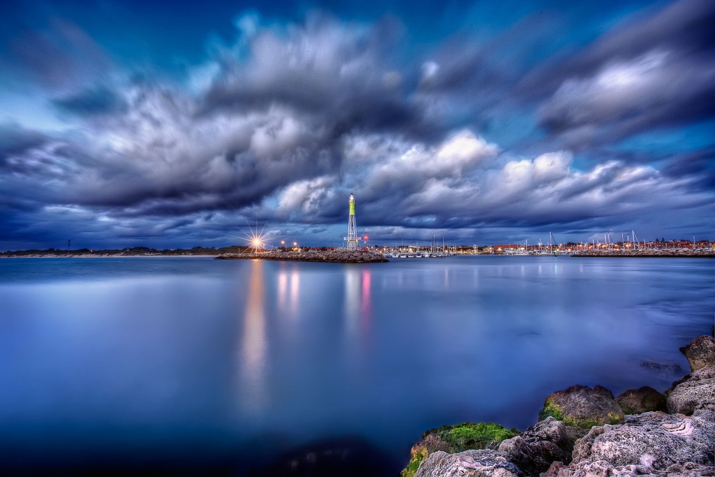 SUN0007 - Hillarys Lighthouse (Fine Art Print - Rolled, 45cm x 30cm)