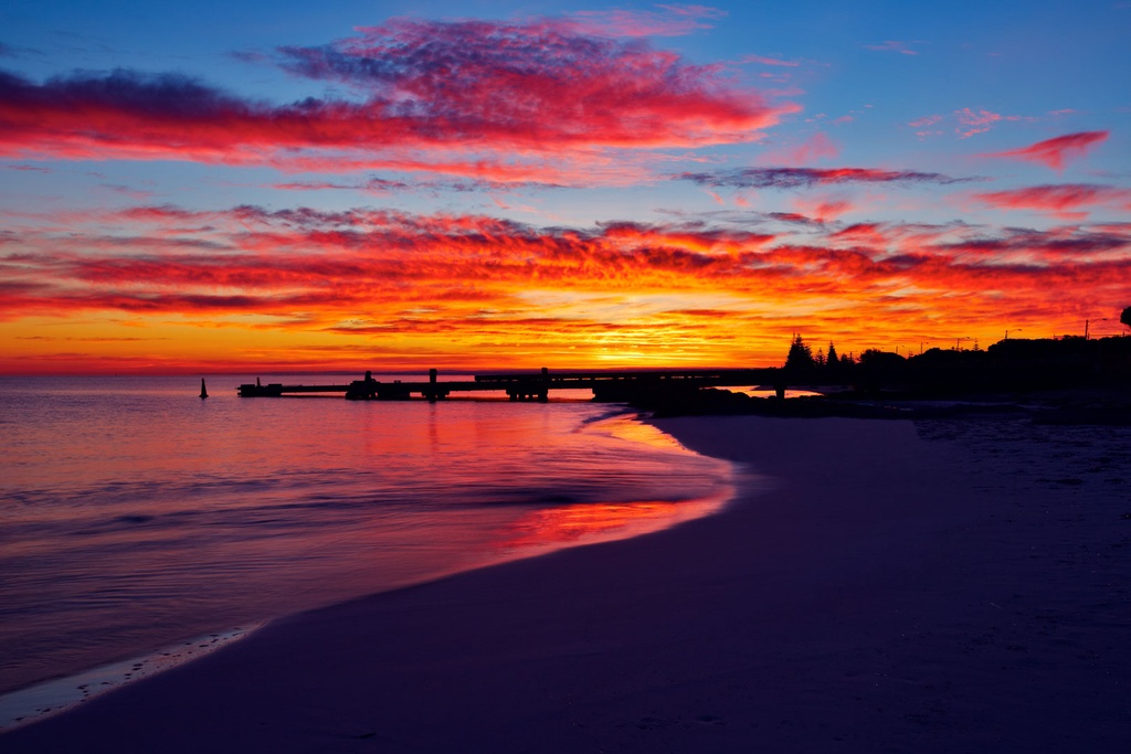 SUN0010 - Busselton Beach (Fine Art Print - Rolled, 45cm x 30cm)