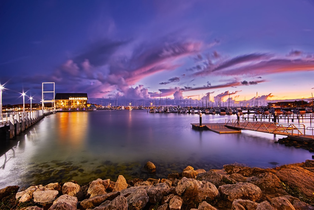 SUN0316 - Sorrento Quay Sunset (Fine Art Print - Rolled, 45cm x 30cm)