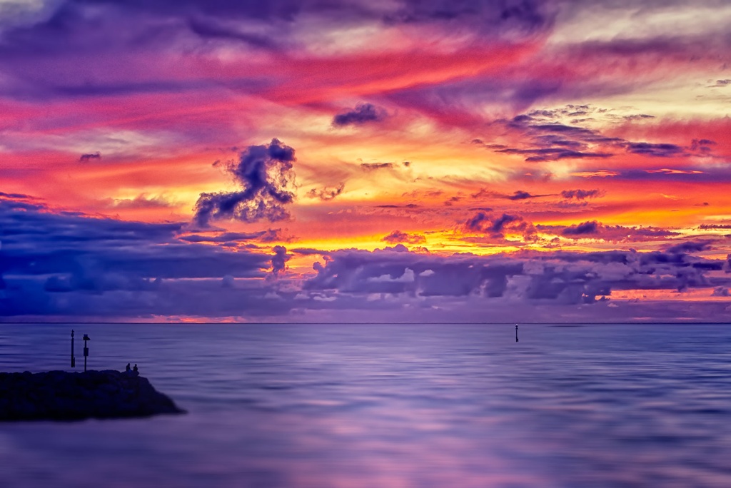 SUN0318 - Sorrento Quay Sunset (Fine Art Print - Rolled, 45cm x 30cm)