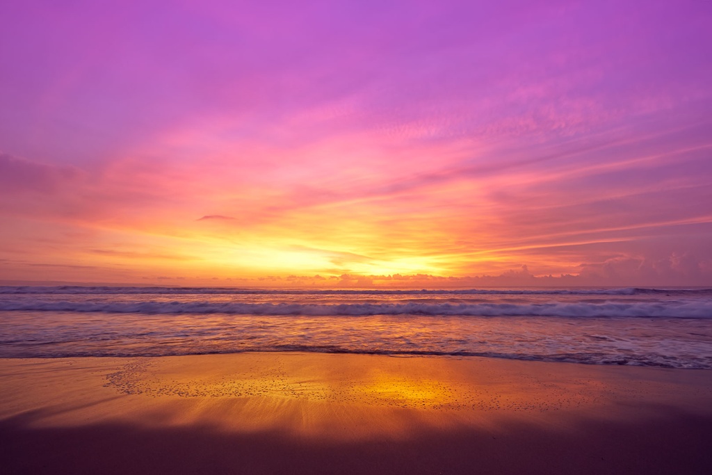 SUN0320 - Legian Sunset (Fine Art Print - Rolled, 45cm x 30cm)