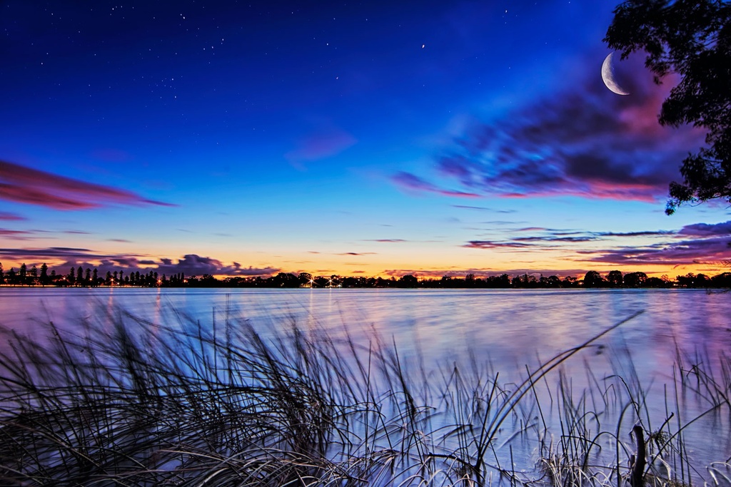 SUN0377 - Lake Monger Sunset (Fine Art Print - Rolled, 45 x 30cm)