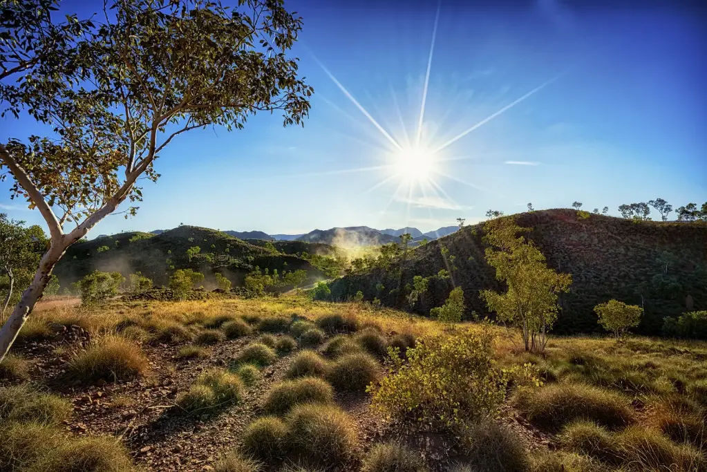 SUN0486 - Purnululu Sun (Fine Art Print - Rolled, 45cm x 30cm)