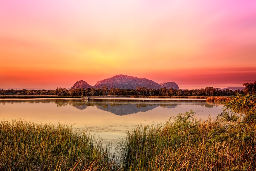 SUN0496 - Sleeping Budha Sunrise (Fine Art Print - Rolled, 45cm x 30cm)