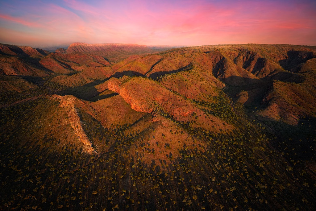 SUN0508 - Carr Boyd Ranges (Fine Art Print - Rolled, 45cm x 30cm)