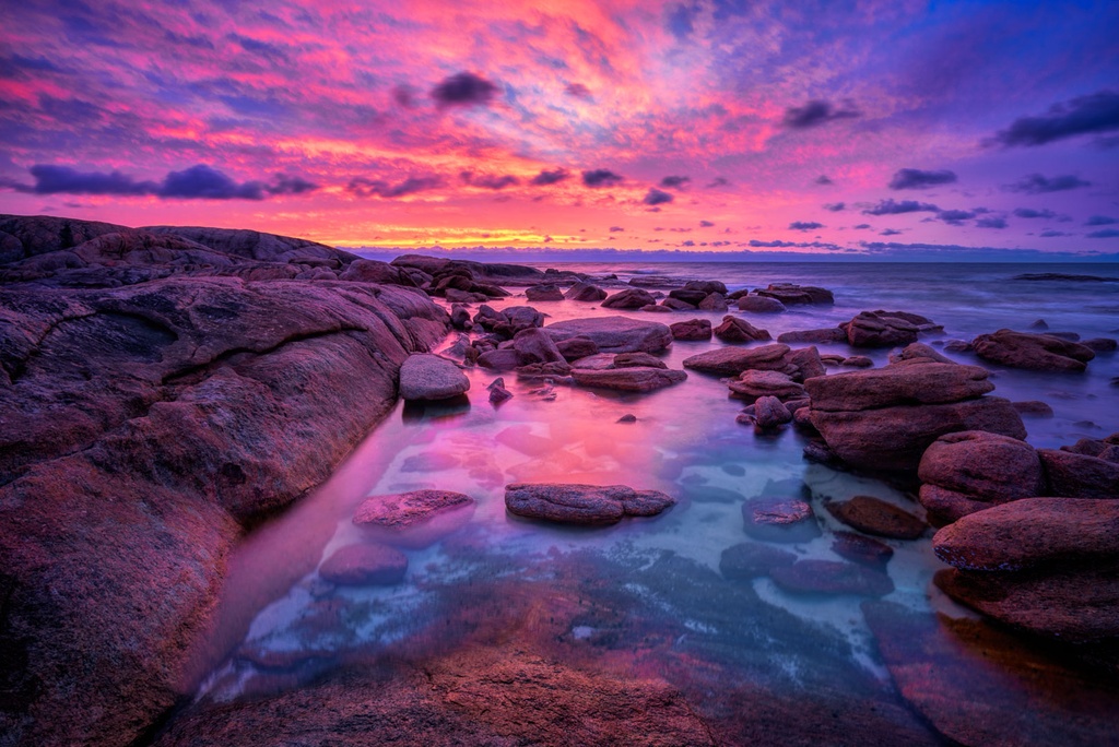 SUN0557 - Cape Leeuwin Sunset (Fine Art Print - Rolled, 45cm x 30cm)