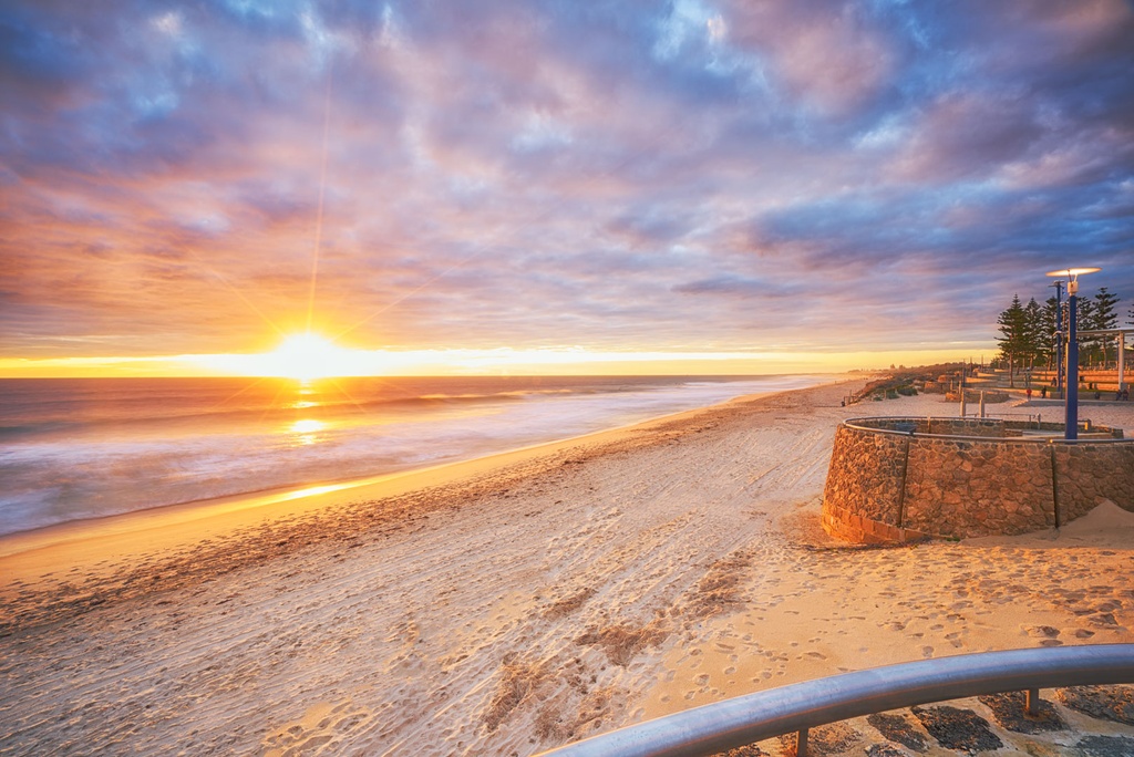 SUN0590 - Scarborough Sunset (Fine Art Print - Rolled, 45cm x 30cm)