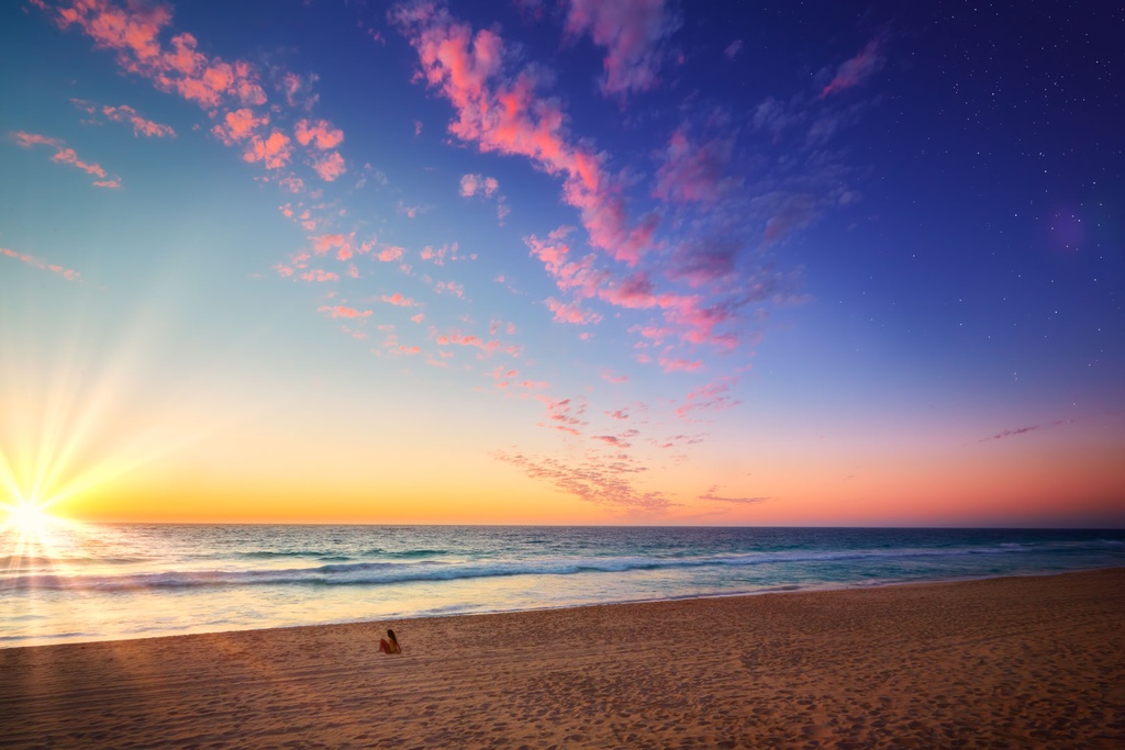 SUN0547 - Trigg NYE 2015 (Fine Art Print - Rolled, 45cm x 30cm)