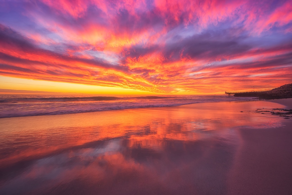 SUN0714 - North Beach Forever (Fine Art Print - Rolled, 45cm x 30cm)