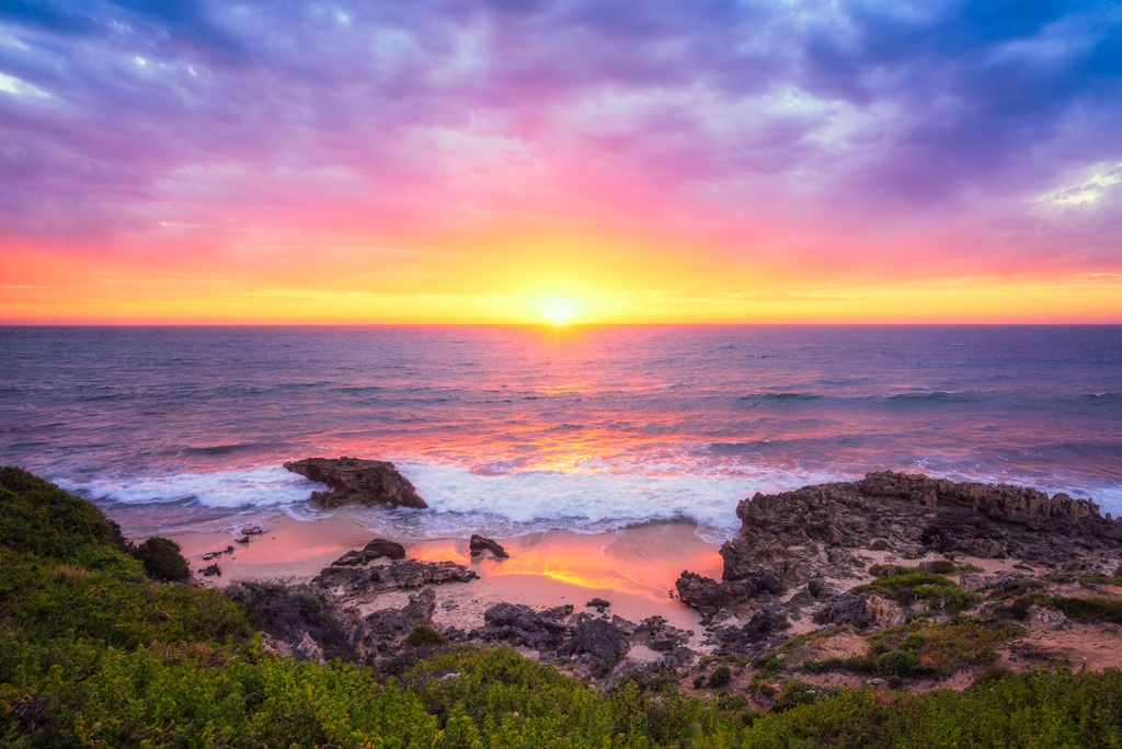 SUN0745 - Trigg White Wash (Fine Art Print - Rolled, 45cm x 30cm)