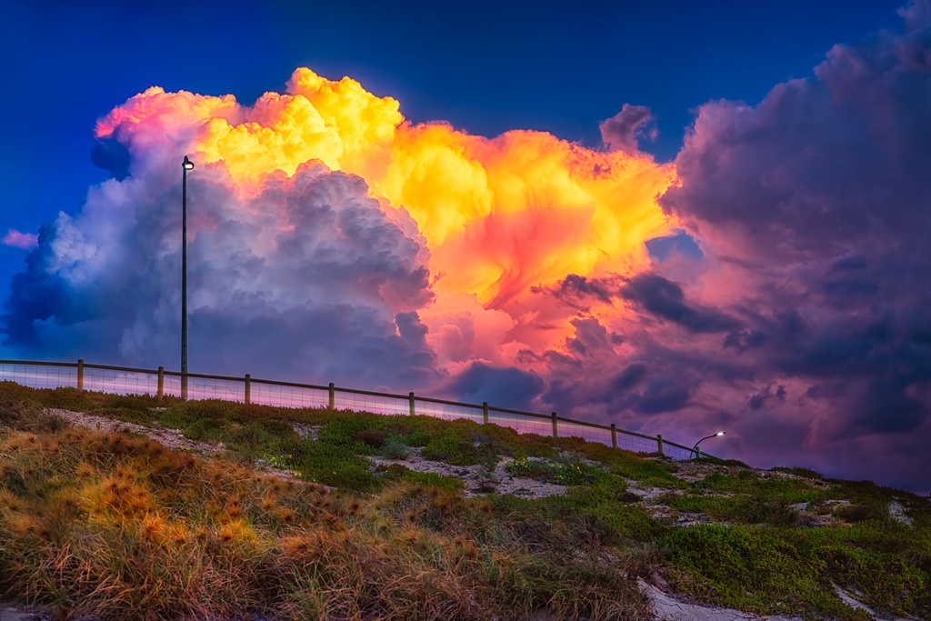 SUN0746 - Mettams Clouds (Fine Art Print - Rolled, 45cm x 30cm)