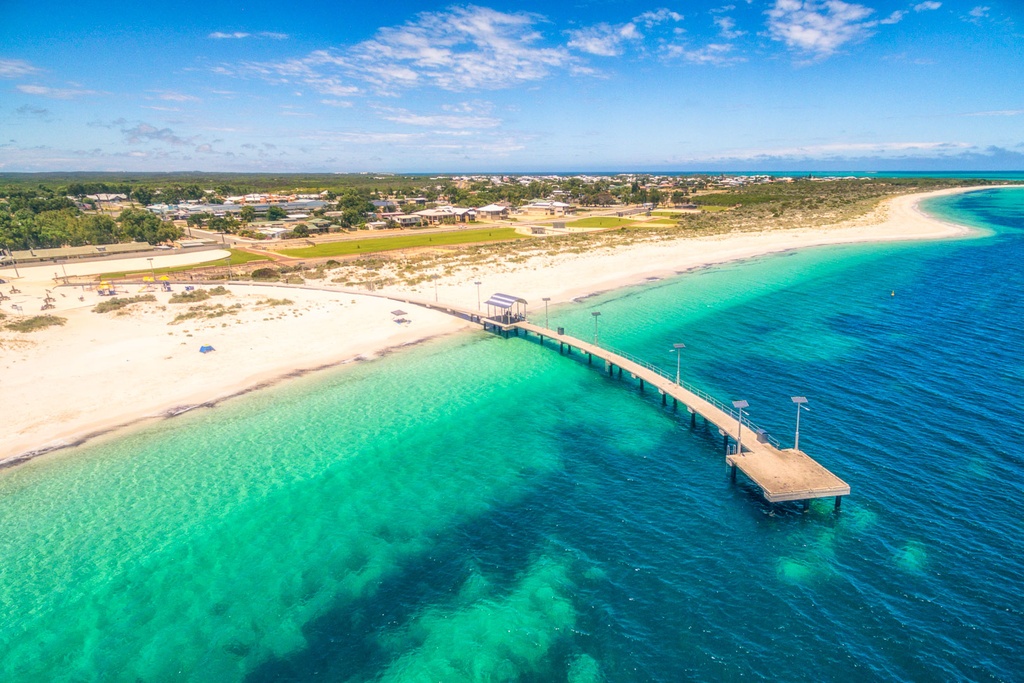 SUN0767 - Jurien Bay Jetty (Fine Art Print - Rolled, 45cm x 30cm)