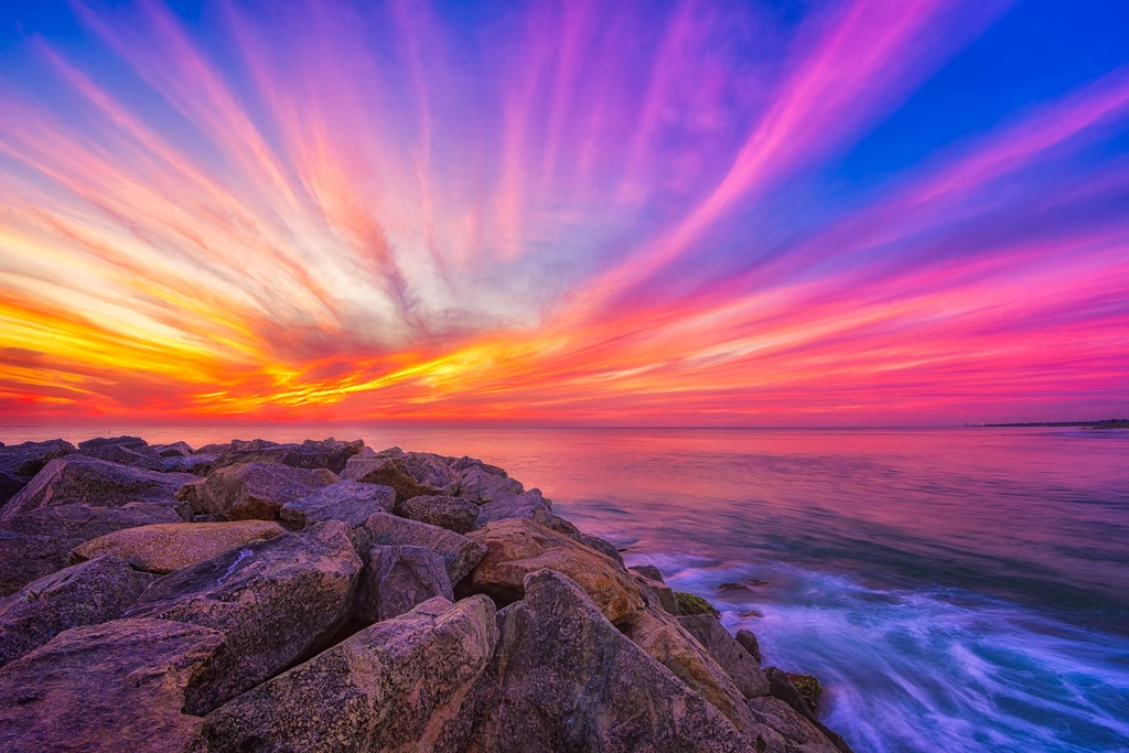 SUN0807 - Cottesloe Rock Sky (Fine Art Print - Rolled, 45cm x 30cm)