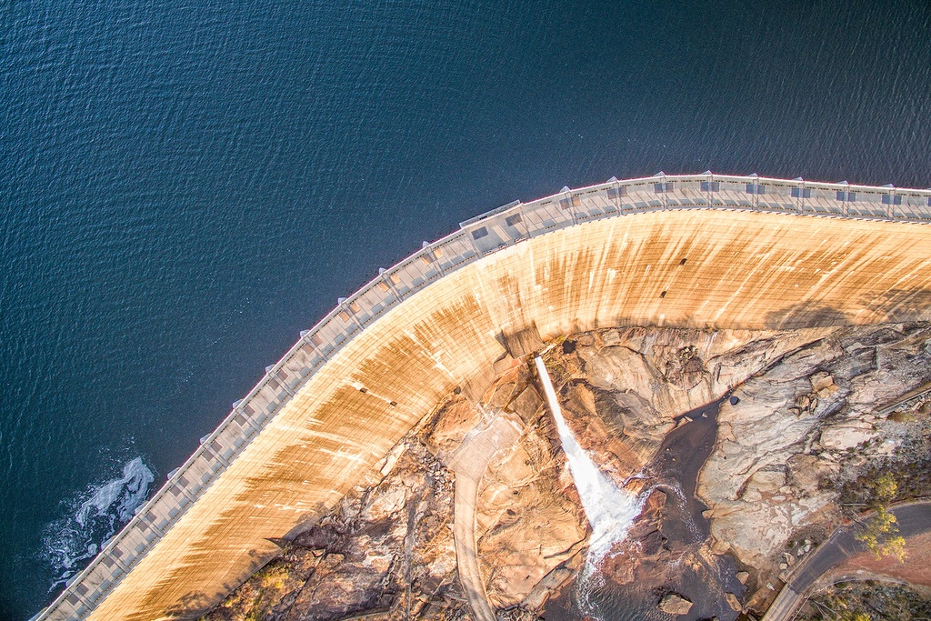 SUN0857 - Collie Dam (Fine Art Print - Rolled, 45cm x 30cm)