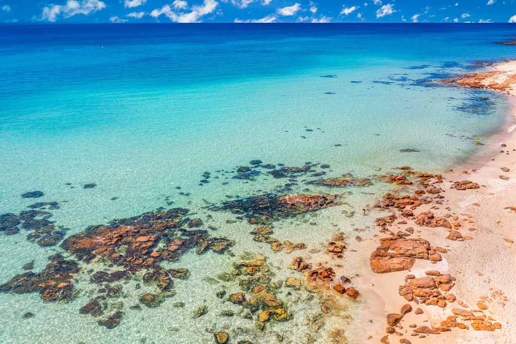 SUN1006 - Eagle Bay Rocks (Fine Art Print - Rolled, 45cm x 30cm)