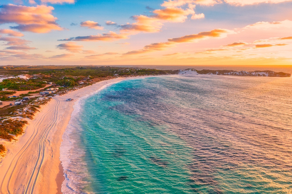 SUN1012 - Sandy Cape Beautiful Bay (Fine Art Print - Rolled, 45cm x 30cm)