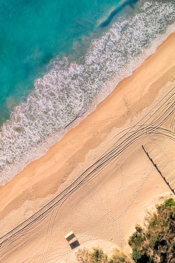 SUN0771 - Myalup Beach Aerial (Fine Art Print - Rolled, 45cm x 30cm)