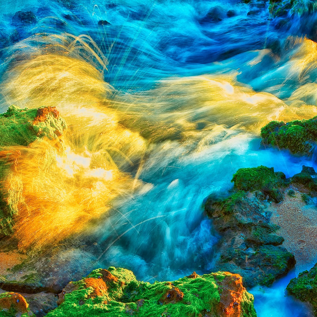 SUN0201 - Firework Wave III (Fine Art Print - Rolled, 40cm x 40cm)