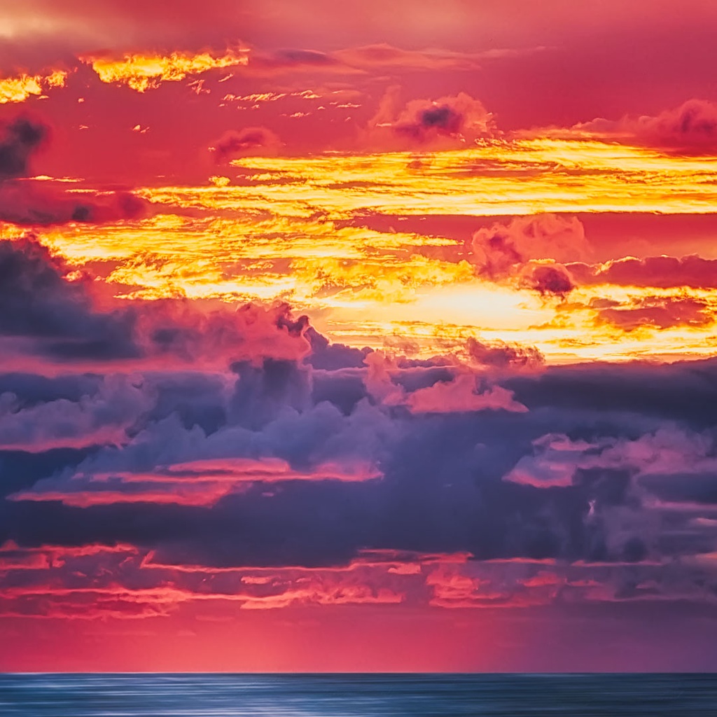 SUN0314 - Hillarys Sunset (Fine Art Print - Rolled, 40cm x 40cm)