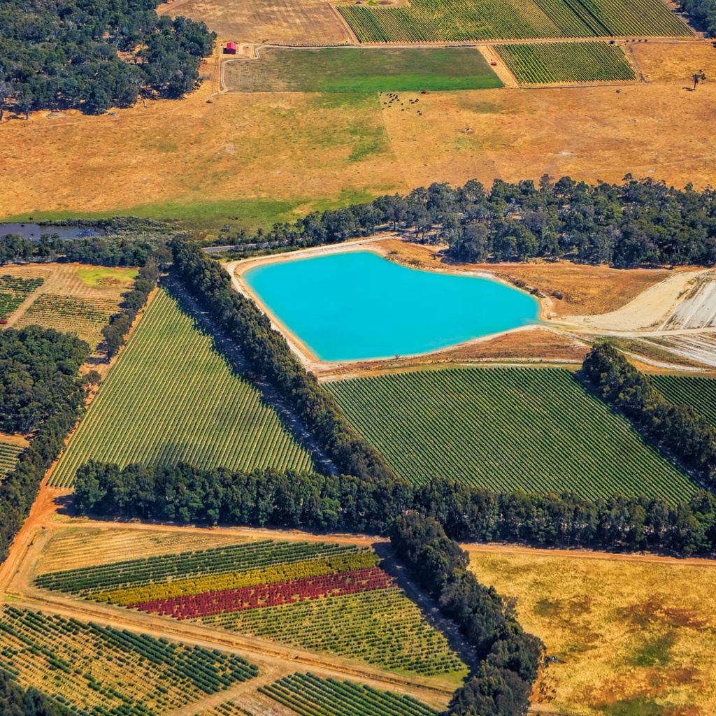 SUN0402 - Blue Dam (Fine Art Print - Rolled, 40cm x 40cm)