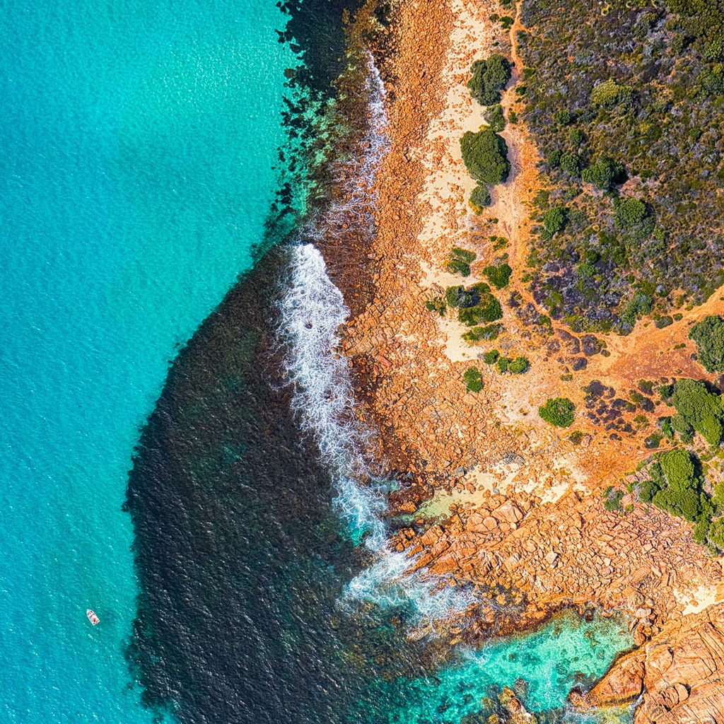 SUN0418 - Meelup Rocks (Fine Art Print - Rolled, 40cm x 40cm)