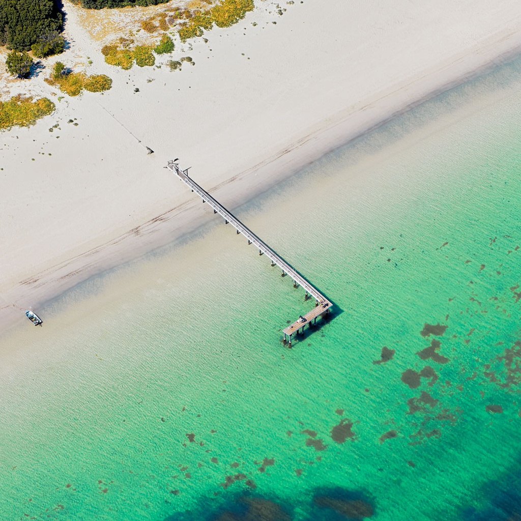 SUN0449 - Southwest Jetty (Fine Art Print - Rolled, 40cm x 40cm)