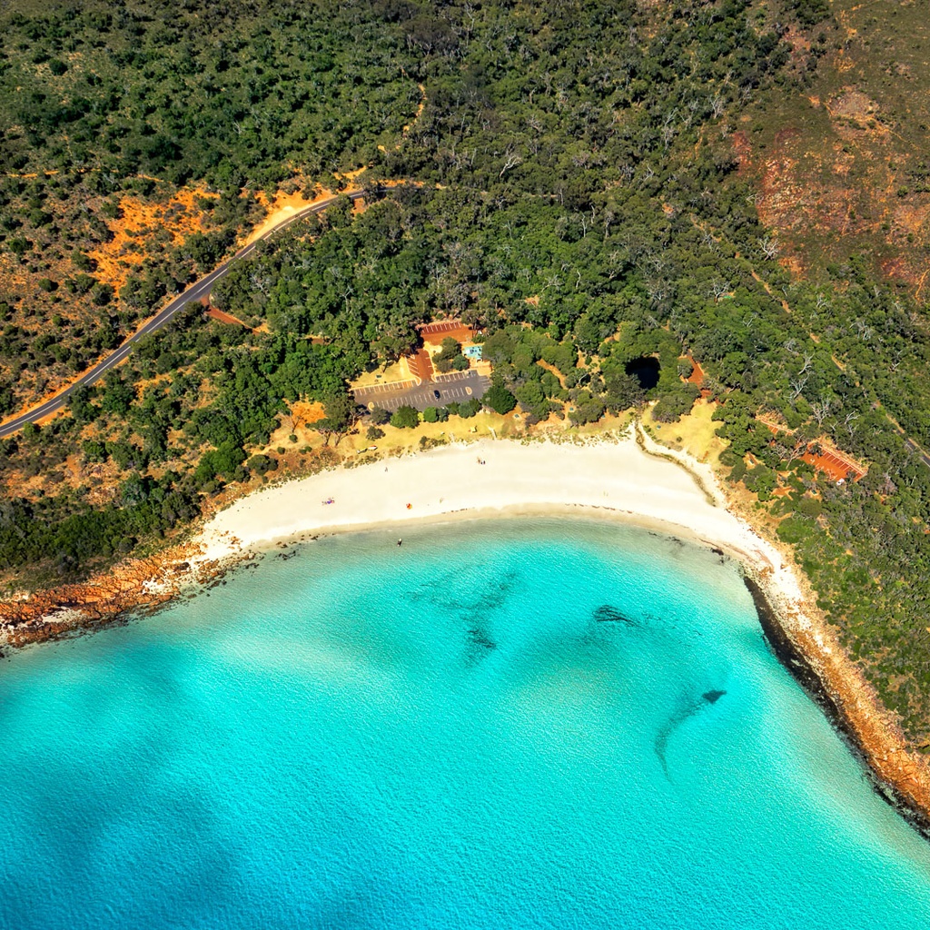 SUN0459 - Meelup Beach (Fine Art Print - Rolled, 40cm x 40cm)