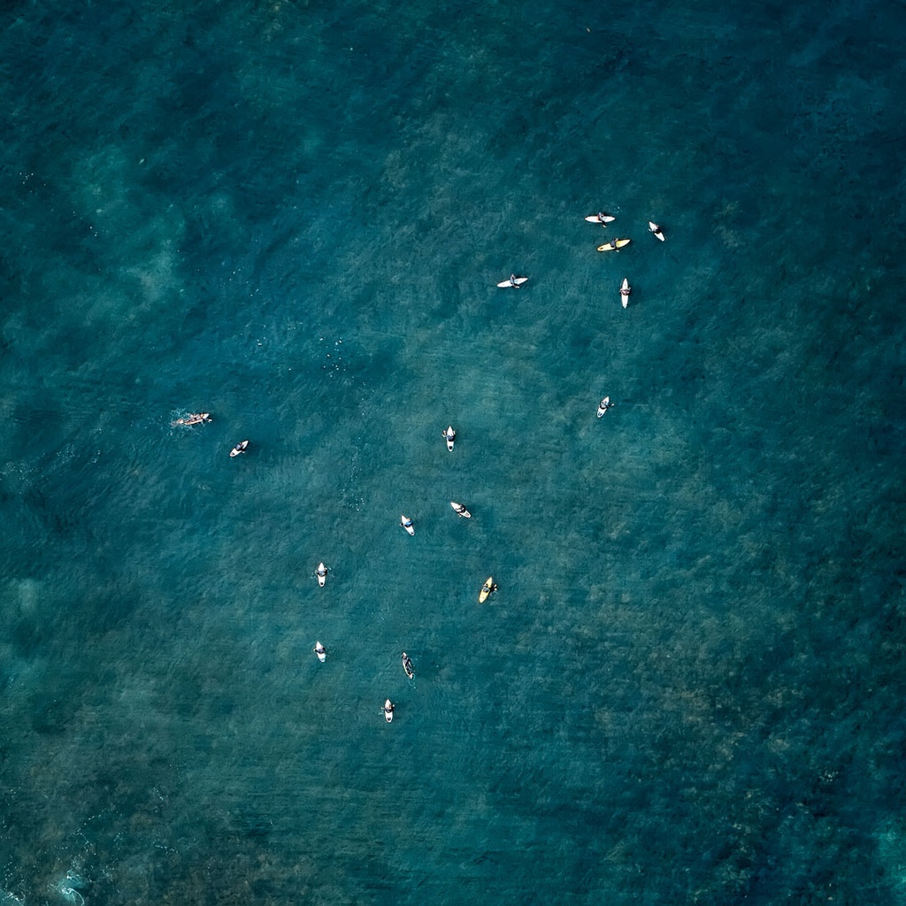 SUN0474 - Main Break Surf (Fine Art Print - Rolled, 40cm x 40cm)