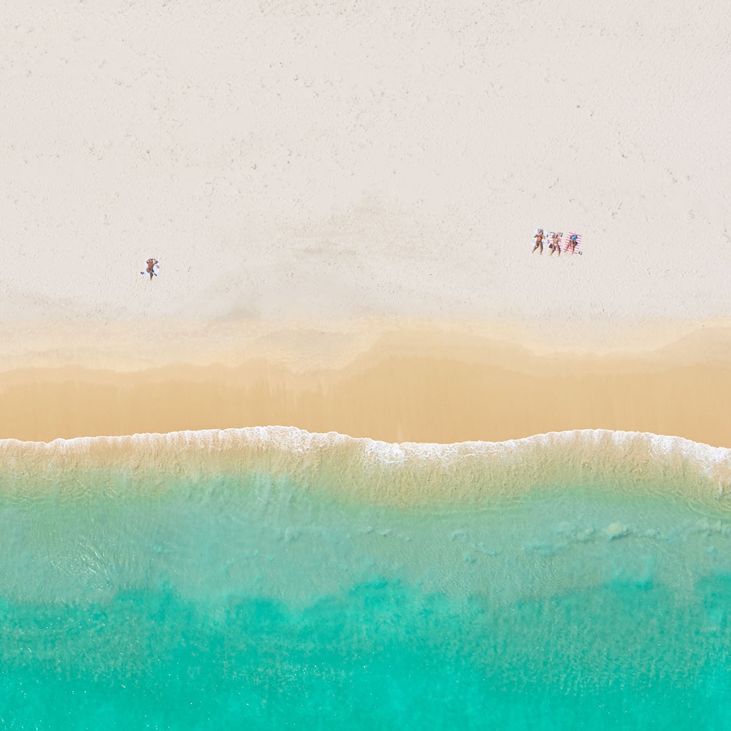 SUN0585 - Beach Life (Fine Art Print - Rolled, 40cm x 40cm)