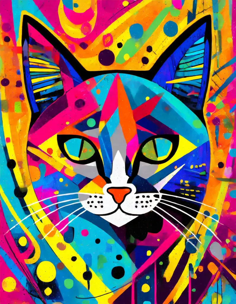 SUN5012 - Cat Stare I (Fine Art Print - Rolled, A4 / 29.7 x 21cm)