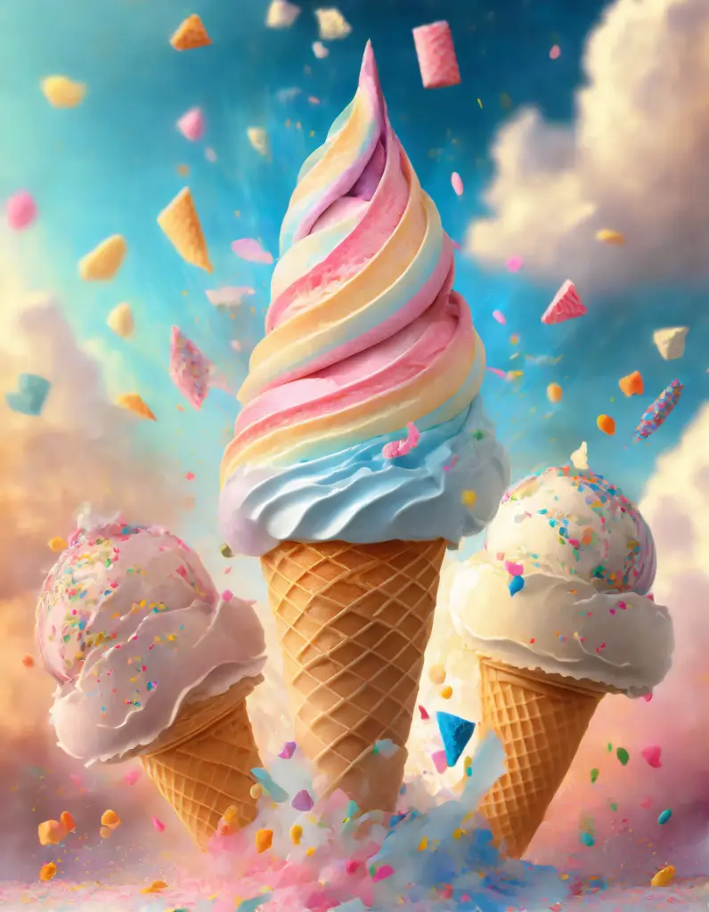 SUN5026 - Cone Explode I (Fine Art Print - Rolled, A4 / 29.7 x 21cm)