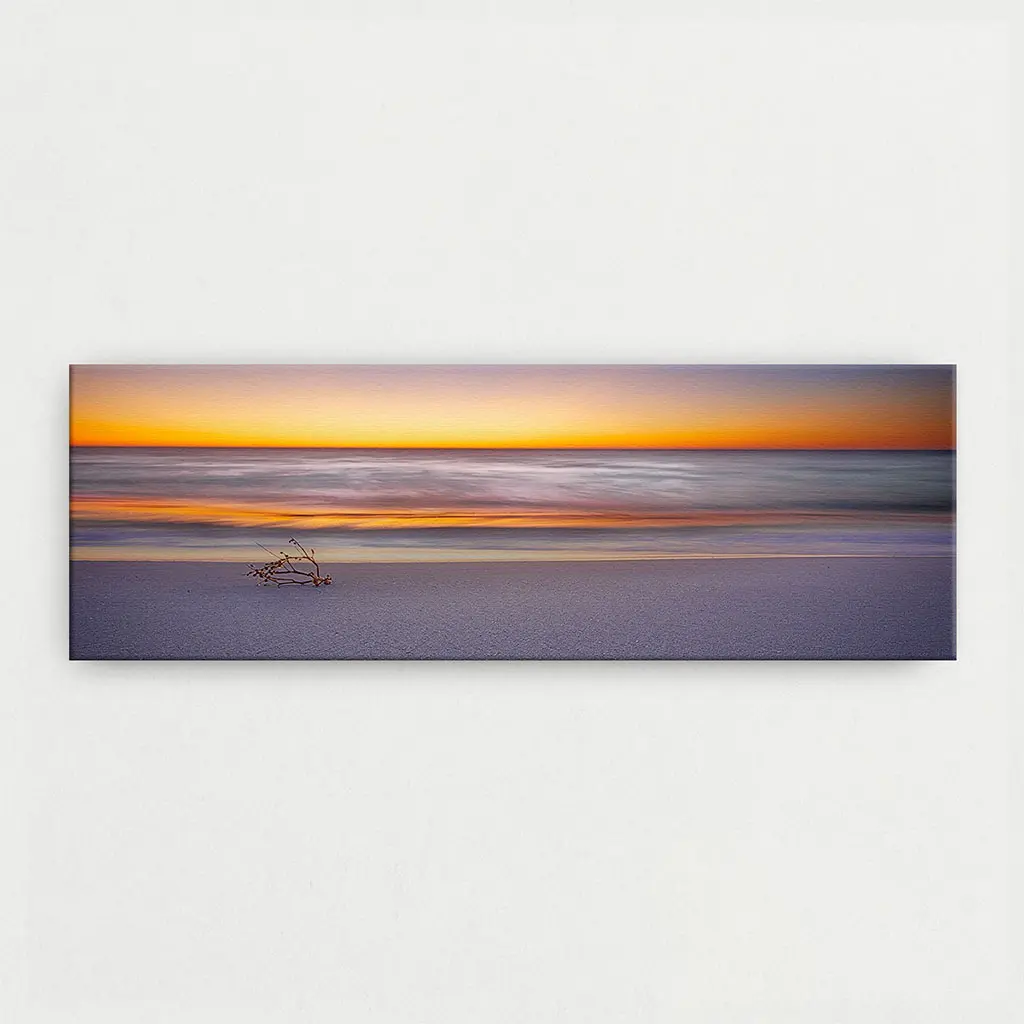 SUN0001 - Mullaloo Sunset / 75cm x 25cm Stretched Canvas