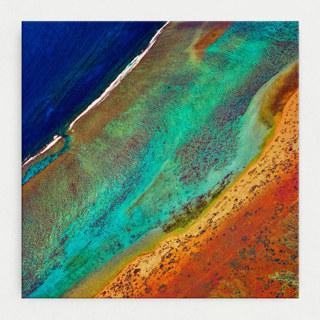 [SUN0367-SC-20X20-CM] SUN0367 - Ningaloo Colours / 20cm x 20cm Stretched Canvas