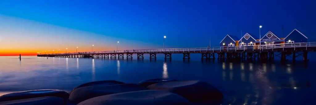 SUN0025 - Busselton Jetty (Fine Art Print - Rolled, 60cm x 20cm)