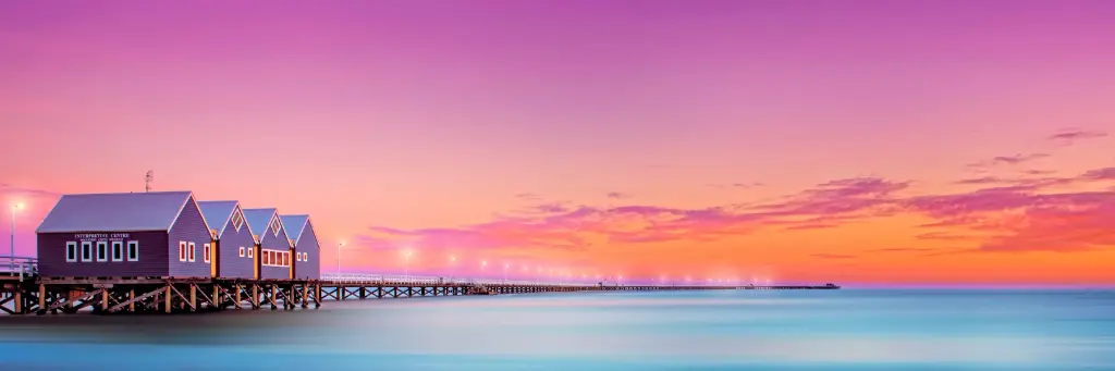 SUN0388 - Busselton Jetty (Fine Art Print - Rolled, 60cm x 20cm)