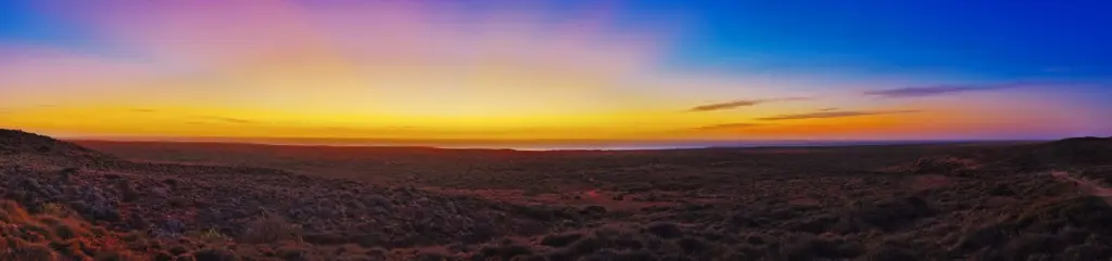 SUN0156 - Cape Range Sunset (Fine Art Print - Rolled, 60cm x 20cm)