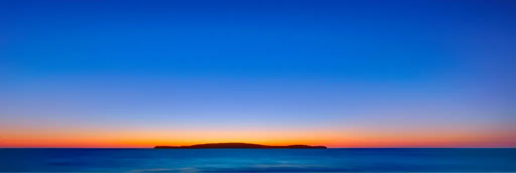 SUN0105 - Lancelin Blue Hour (Fine Art Print - Rolled, 60cm x 20cm)