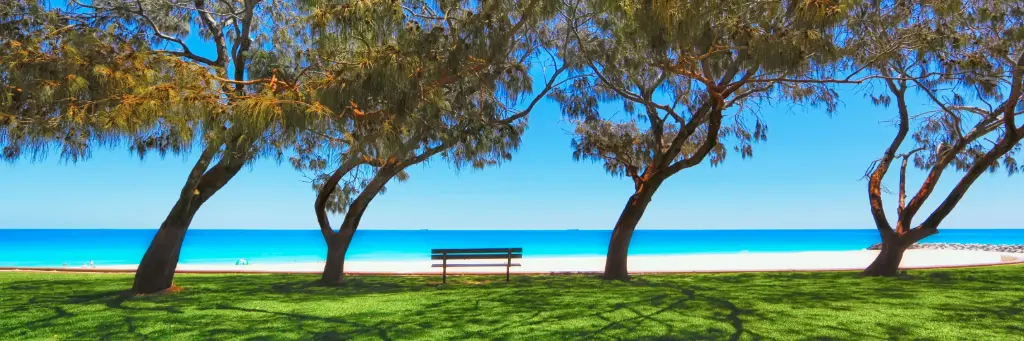 SUN0285 - City Beach View (Fine Art Print - Rolled, 60cm x 20cm)