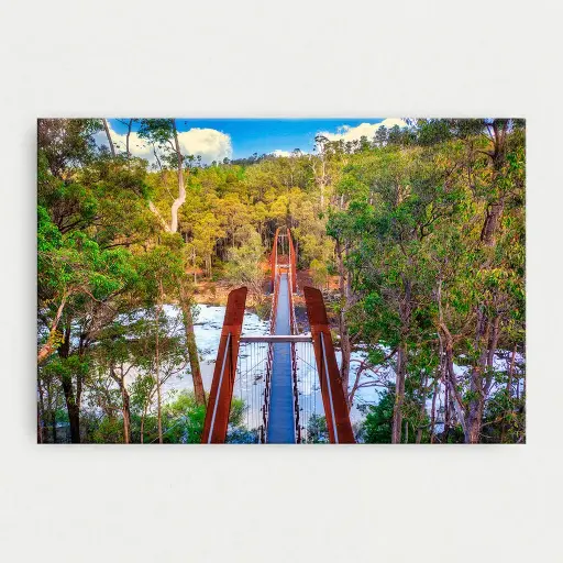 [SUN1018-SC-75X50-CM] SUN1018 - Dwaarlindjirraap Happiness / 75cm x 50cm Stretched Canvas
